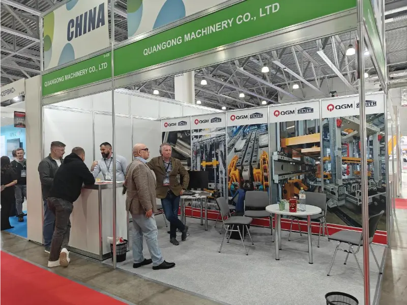 Memfokuskan pada Pasaran Infrastruktur Eurasia: Pameran Quangong Machinery Co., Ltd. di EKSPO CTT Rusia